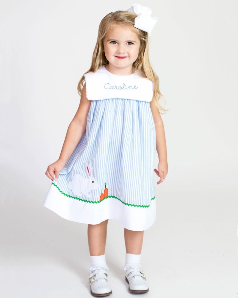 bunnycarrotblueseersuckerdress model mwn 1 15254f4f b63a 4cd4 b661 07869b2a6a1a