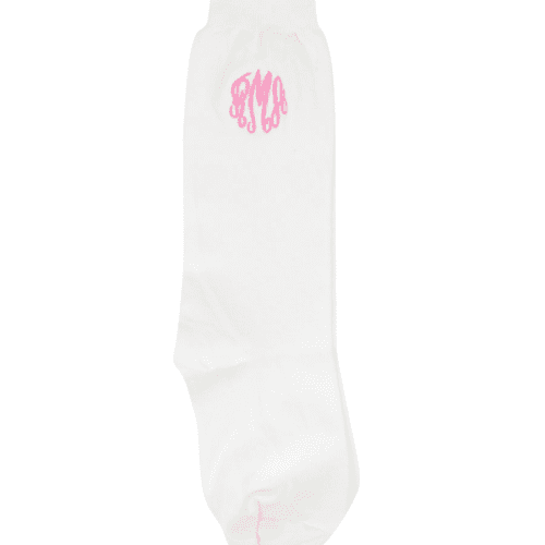 Monogrammed Knee Socks