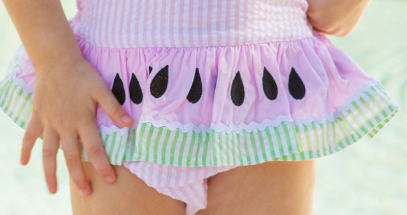 pinkseersuckerwatermelonswimsuit modeldetail mwn